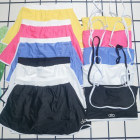 Tank top, pants skirt sports suit