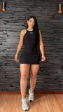 Sleeveless vest dress