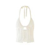 Knitted beach bikini swimsuit, cover up dress