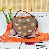 Printed bag, shoulder bag, women's crossbody bag