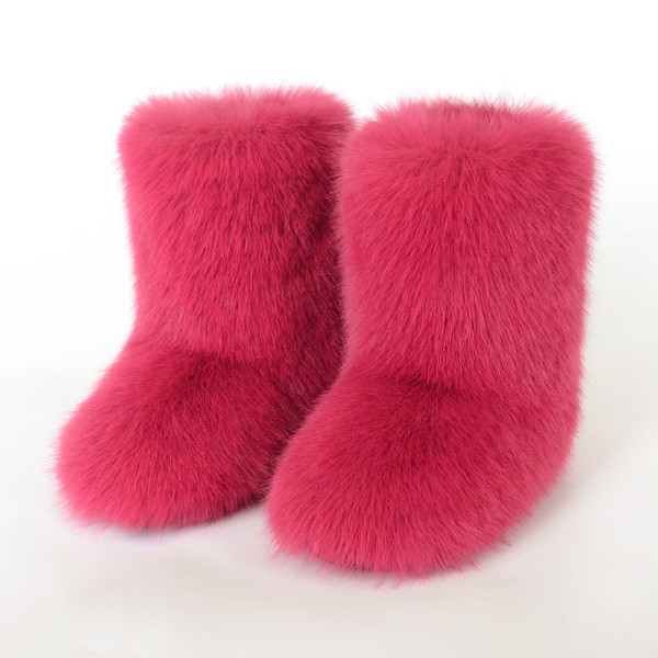 fur furry snow boots and shoesSC986230816981