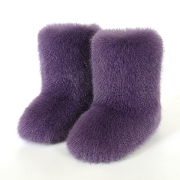 fur furry snow boots and shoesSC986230816981