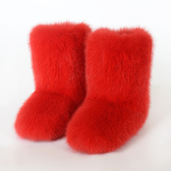 fur furry snow boots and shoesSC986230816981
