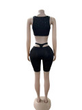 Sequin vest and pants set