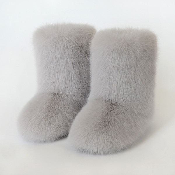 fur furry snow boots and shoesSC986230816981
