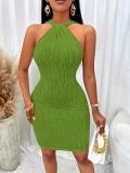 Twisted hip hugging dress