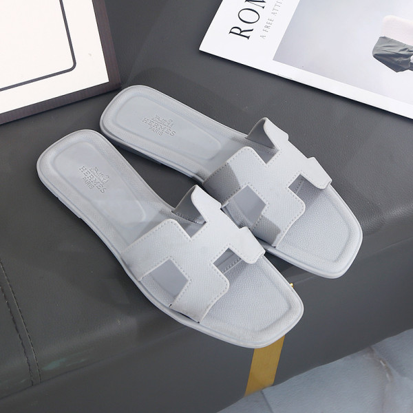 One word cool mop flat slippers