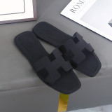 One word cool mop flat slippers