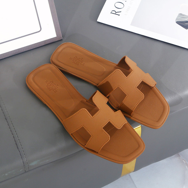 One word cool mop flat slippers