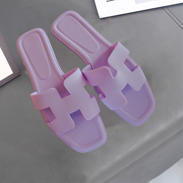 One word cool mop flat slippers