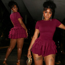 Multi layered ruffled cake skirt short skirt Multi layered ruffled cake skirt short skirt