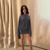 One shoulder hip hugging dress