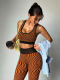 Zebra bra sports bra yoga sports leggings set
