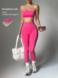 Color blocked patchwork yoga pants