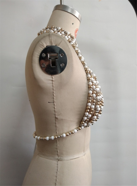 Beach body chain bead bikini chest chain vest