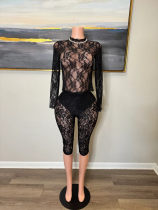 Two piece lace women's shorts set Two piece lace women's shorts set