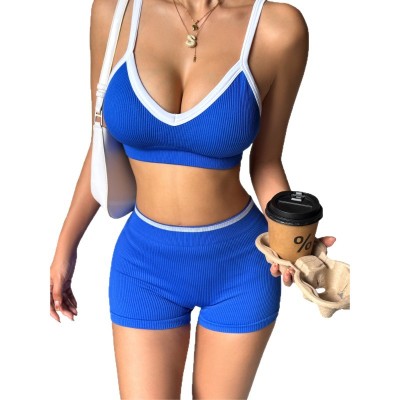 Strap quick drying yoga bra sports bra set