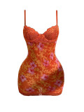Silk camisole skirt
