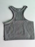 Hanging neck and wearing quick drying cross shaped vest short top