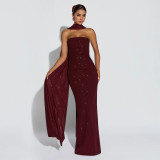 Skincare flash bag hip slit dress