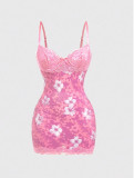 Silk camisole skirt