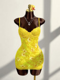 Silk camisole skirt