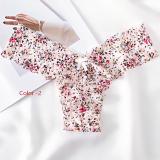 Lace printed women's underwear