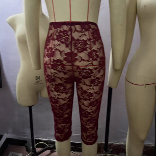 Tight lace leggings