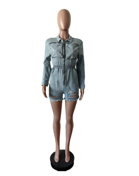 Cowboy long sleeved jumpsuit