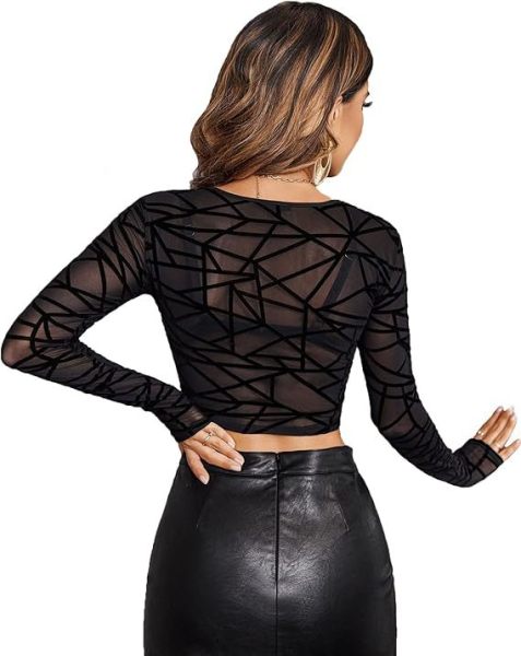 Long sleeved plush top