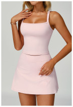 Naked anti glare yoga suit, slim fit, outdoor running and fitness suit