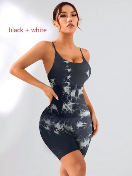 Seamless body shaping jumpsuit with cup cover