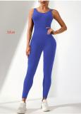 Shoulder strap U-shaped backless breathable jumpsuit