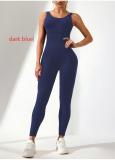 Shoulder strap U-shaped backless breathable jumpsuit