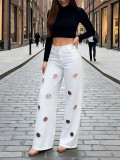 Straight leg big corns personalized jeans