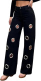 Straight leg big corns personalized jeans