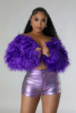 Faux Fur Sweater Short Jacket Fleece Coat M81016