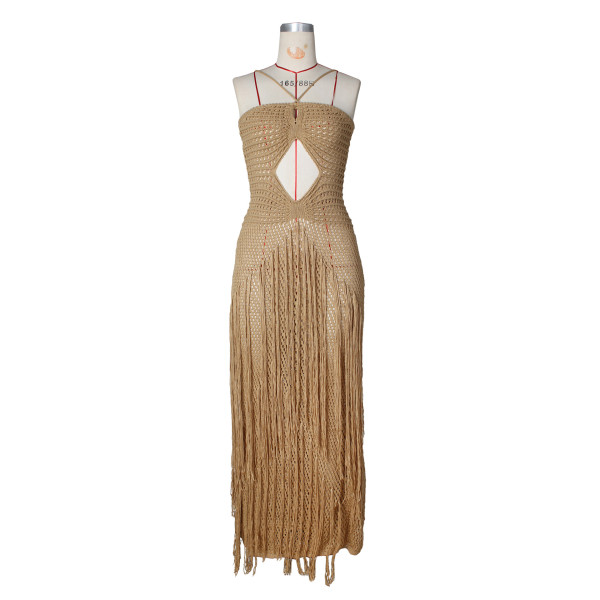Hollow out bikini cover skirt