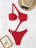 Backless one-piece swimsuit