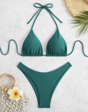 Strap bikini swimsuit