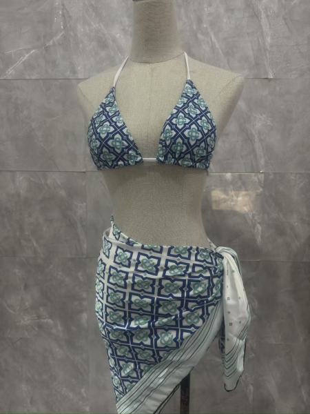 One-piece split bikini