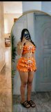 Beach shorts strapless set