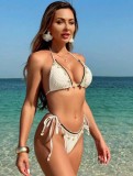 Strap up Split Swimsuit