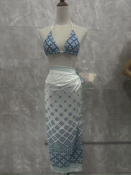 One-piece split bikini