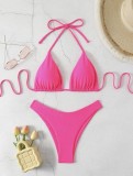 Strap bikini swimsuit