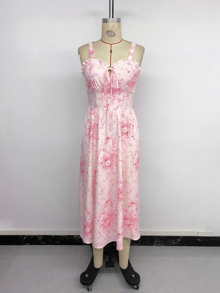 Printed camisole dress