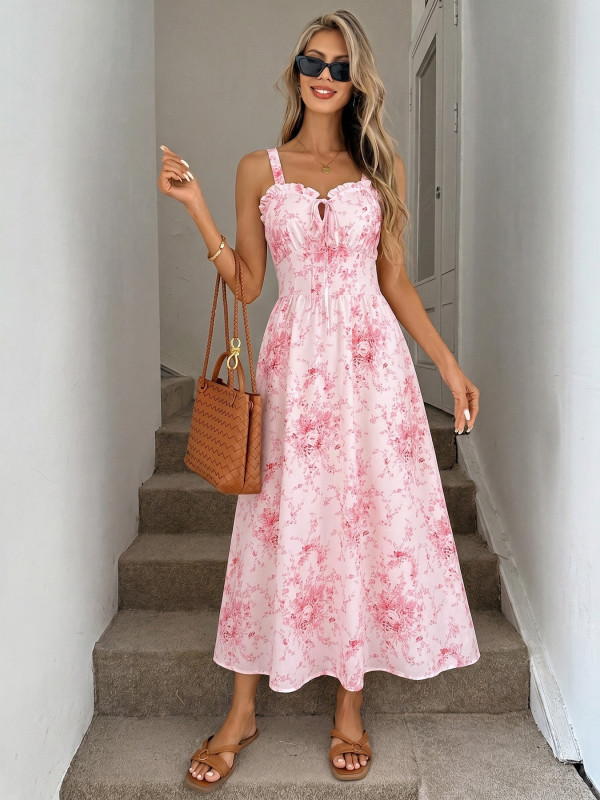Printed camisole dress