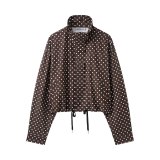 Polka dot jacket+polka dot shorts set S1000823079163