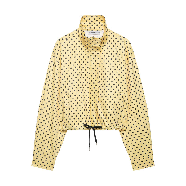 Polka dot jacket+polka dot shorts set S1000823079163