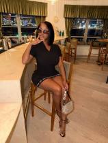 V-neck knitted letter wrapped dress V-neck knitted letter wrapped dress